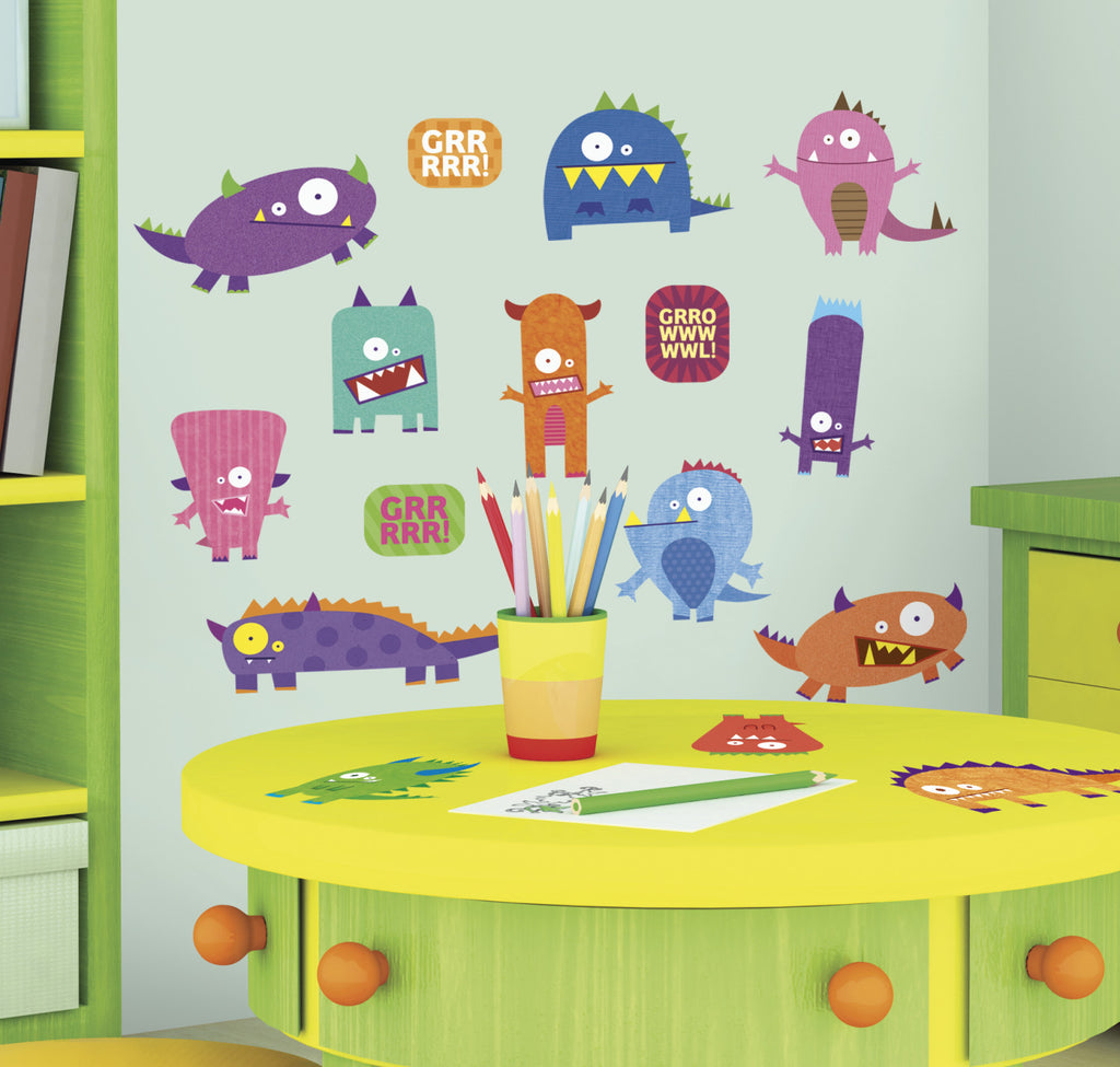 Monsters Peel & Stick Wall Decals image