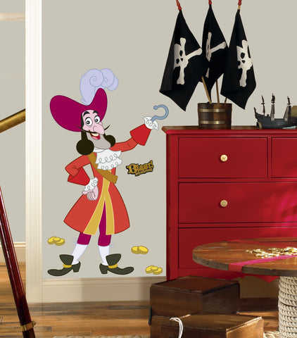 Jake & the Never Land Pirates Captain Hook Peel & Stick Giant Wall Decal