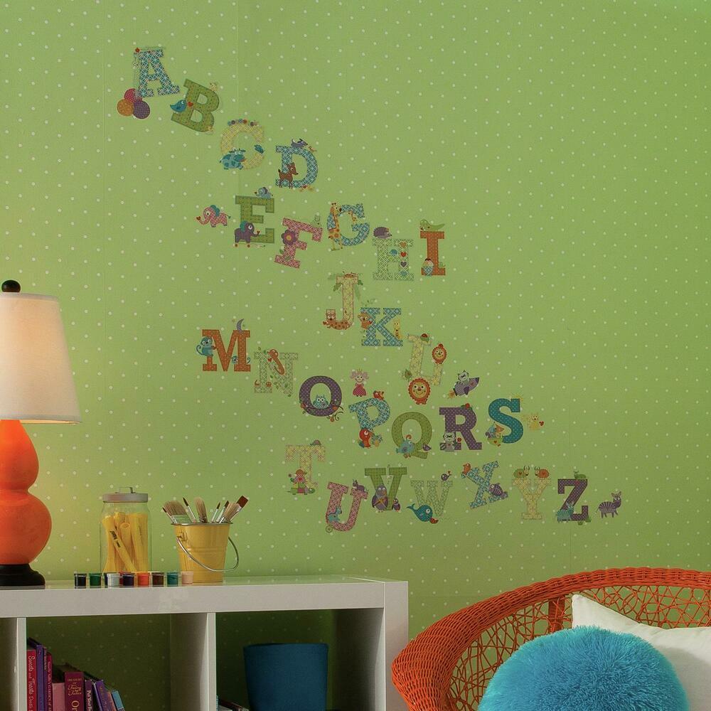 ANIMAL ALPHABET DENA DESIGNS PEEL AND STICK WALL DECALS – WallDecals.com