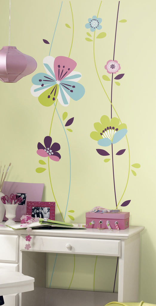 Sugar Blossom Peel and Stick Giant Wall Decals image