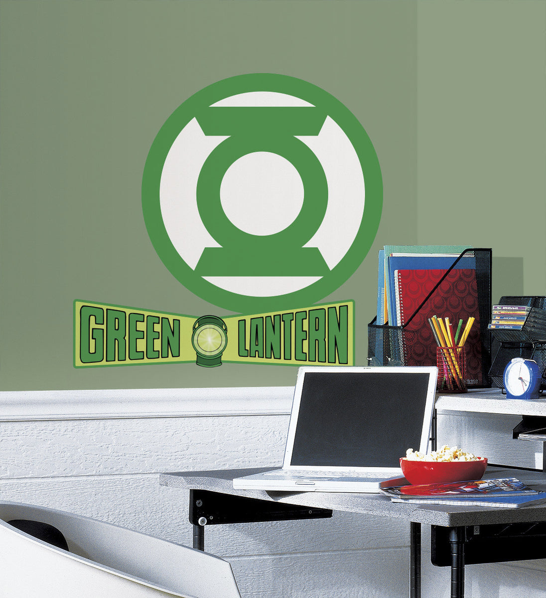 Classic Green Lantern Logo Peel and Stick Giant Wall Decals