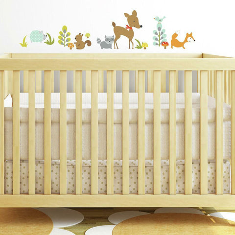 WOODLAND FOX & FRIENDS PEEL AND STICK WALL DECALS