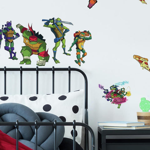 RISE OF THE TMNT PEEL AND STICK WALL DECALS