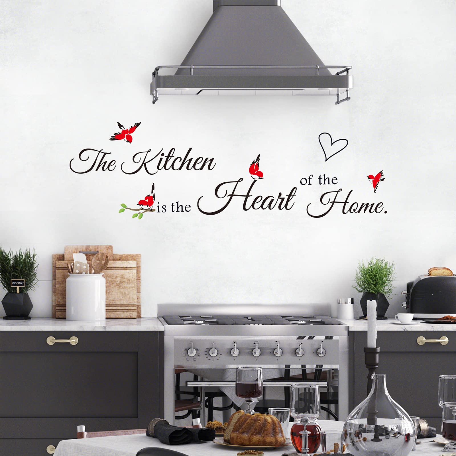 Sticker Kitchen Rotumaty Kitchen Quote Wall Stickers Kitchen Dining Room Wall Decals W ...