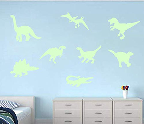 45 pcs Dinosaurs Luminous Wall Stickers,3D Glow in Dark Dinosaurs Wall Decorative for Baby Children Room Wall Decals