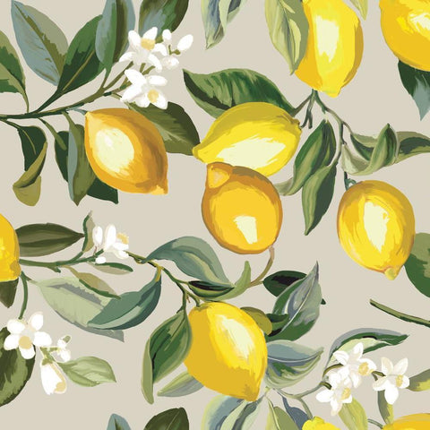 LEMON ZEST PEEL & STICK WALLPAPER