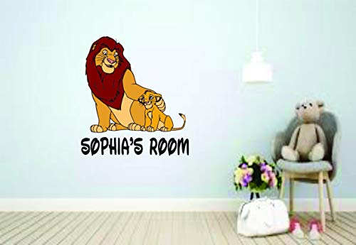 Lion King Disney Movie Cartoon Children Custom Personalized Name Stick ...