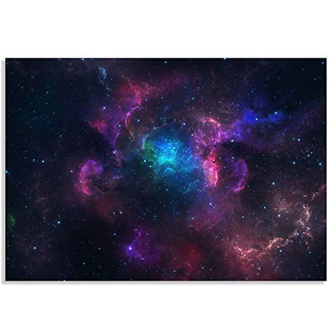 SIGNFORD Wall Mural Galaxy Removable Wallpaper Wall Sticker for Bedroom Living Room - 66x96 inches