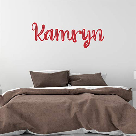 Custom Name Or Phrase Vinyl Wall Decal in Multiple Fonts and Sizes, Custom Boy's Name Wall Vinyl Decal Sticker, Personalized Name Wall Decal, Wall Sticker, Wall Decal Sticker, Boy's Name KUD177