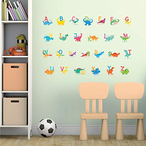 Decowall DS-8023 Alphabet ABC with Pictures Kids Wall Stickers Wall Decals  Peel and Stick Removable Wall Stickers for Kids Nursery Bedroom Living Room  (Small) price in UAE,  UAE