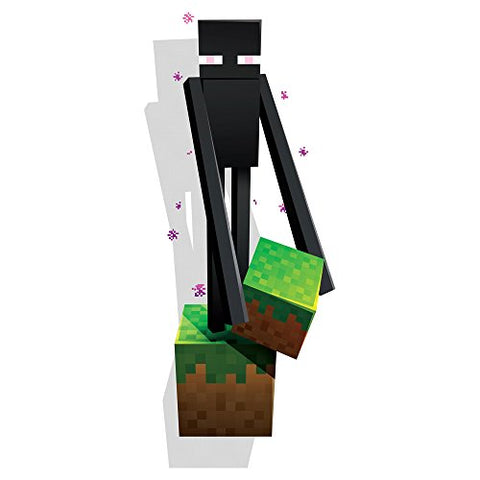 JINX Minecraft Enderman Removeable Wall Cling Decal Sticker for Kids Room
