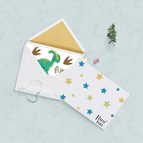 Runtoo Dinosaur Wall Decals Dino Adventure Wall Stickers Kids Boys Baby Nursery Bedroom Wall Décor