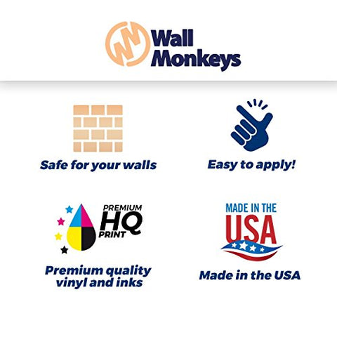 Wallmonkeys FOT-33091637-18 WM138735 Fruits Vegetables and Berries Borders Peel and Stick Wall Decals H x 18 in W, 18" 18" W-Small