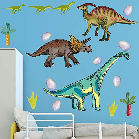 Dinosaur Wall Decals for Boys Room