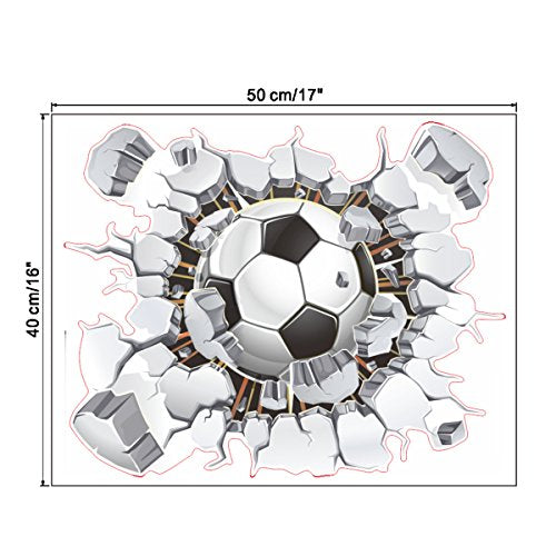 Vinyl and stickers soccer decoration