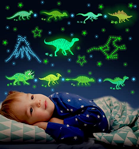 Dinosaur Luminous Sticker Glow in The Dark Wall Stickers Baby Room Dinosaurs Wal Dinosaur Luminous Sticker Glow in The Dark Wall Stickers Baby Room Dinosaurs Wal