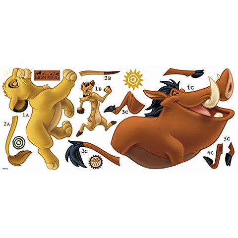 The Lion King Peel and Stick Giant Wall Decals