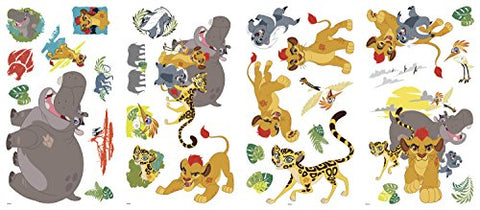 RoomMates Lion Guard Peel And Stick Wall Decals,Multicolor