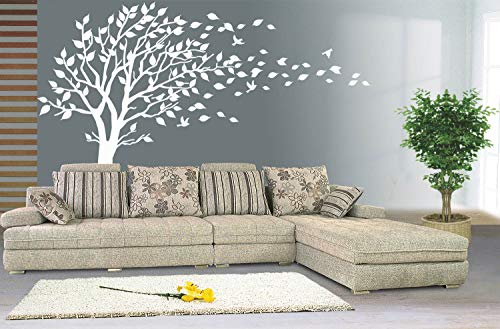 Tree Blowing in the Wind Wall Decal