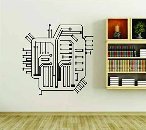 Computer Circuit Design Vinyl Wall Decal Sticker Car Window Truck Deca ...