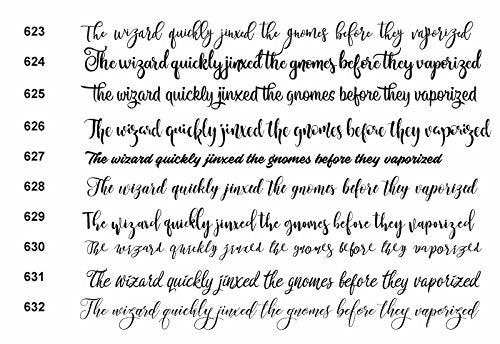 Custom Script Font