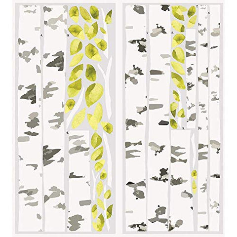 RoomMates RMK2662GM Birch Trees Peel And Stick Giant Wall Decals, Multicolor