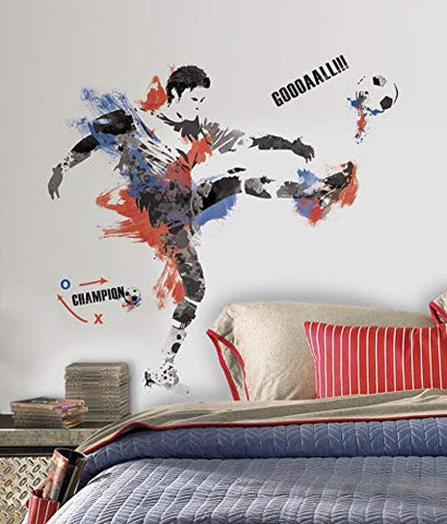 Men'S Soccer Champion Peel And Stick Giant Wall Decals