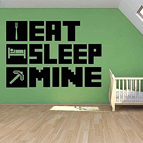 Eat Sleep My Gaming Poster Wall Sticker for Kid Room Decoration Mural