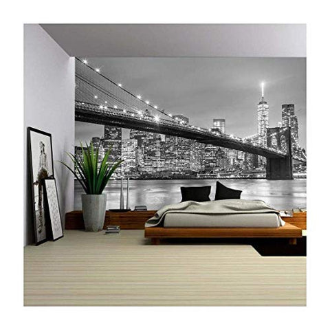 wall26 - Musical Grunge with Spray Background - Removable Wall Mural |  Self-Adhesive Large Wallpaper - 66x96 inches