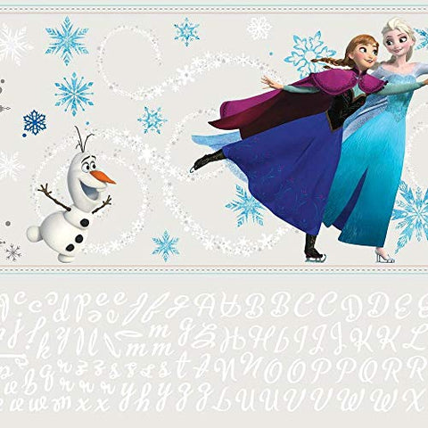 Disney Frozen Custom Headboard Featuring Elsa, Anna & Olaf Peel And Stick Giant Wall Decals