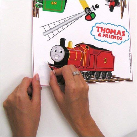RoomMates Thomas & Friends Peel and Stick Wall Decals, Multi color