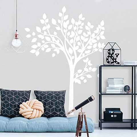 RoomMates Simple White Tree Peel And Stick Giant Wall Decals