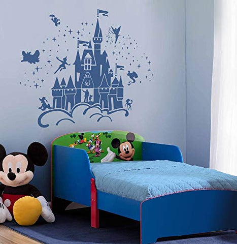 Best Design Amazing Decals Disney Castle Characters Wall Sticker Art Decal Sticker Made in USA