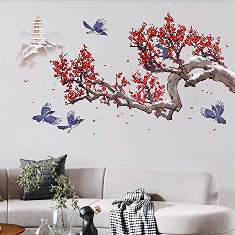 3d Wall Stickers Diy Tree Wall Decals Wall Art Stickers Murals Wall  Decoration For Home