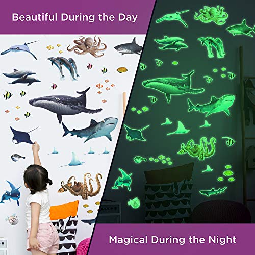 x3 Jumping Dolphin Stickers for Wall Decor, Covering Marks x3 Jumping Dolphin Stickers for Wall Decor, Covering Marks