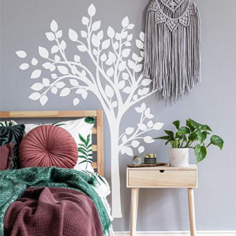 RoomMates Simple White Tree Peel And Stick Giant Wall Decals