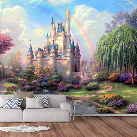 IDEA4WALL Wall Murals for Bedroom Dream Castle Large Removable Wallpap ...