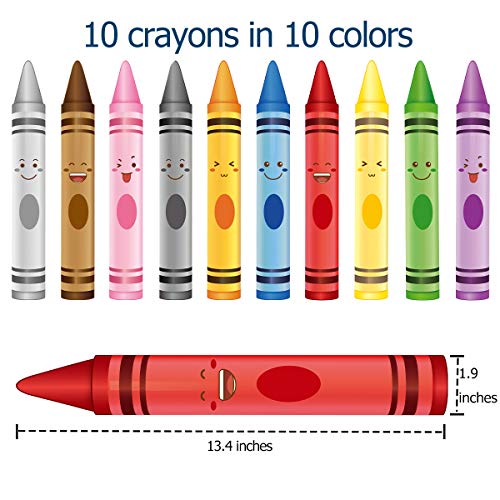 Red Crayon Crayons Design School Wall Decals for Classroom Decoration and  Design Decals on Walls - Creative Teacher Artwork Stickers Sticker Back to