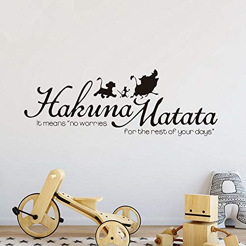 hakuna matata it means no worries lion king
