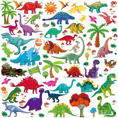 Dinosaur Decals for Boys Room, Decorative Dinosaur Stickers