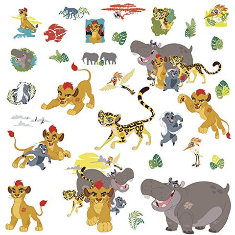 RoomMates Lion Guard Peel And Stick Wall Decals,Multicolor