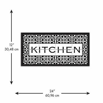 KITCHEN TILE AND TYPE FRAMED WALL ART