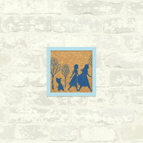 SISTERLY LOVE FROZEN II CORK WALL ART