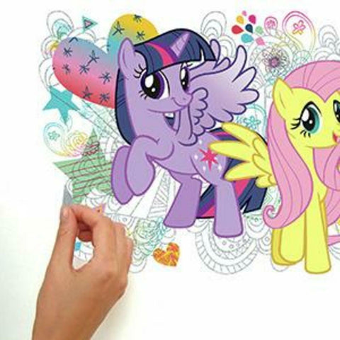 MY LITTLE PONY WALL GRAPHIX PEEL AND STICK GIANT WALL DECALS