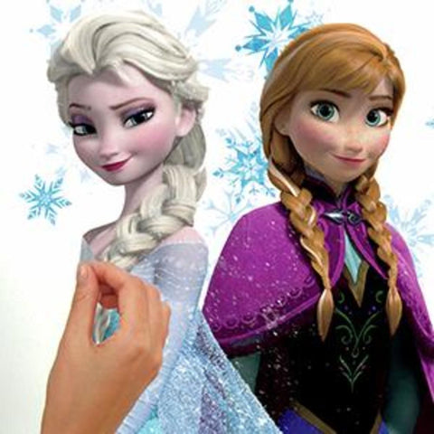FROZEN ELSA, ANNA AND OLAF PEEL AND STICK GIANT GROWTH CHART
