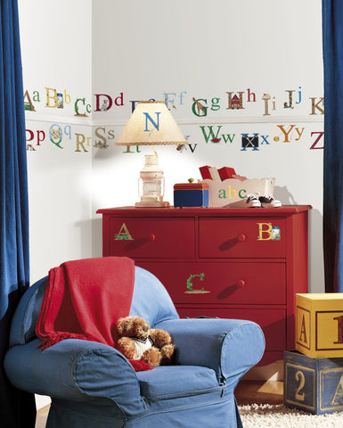 Alphabet Peel & Stick Wall Decals image