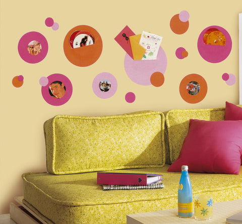 Wallpockets Pink Peel & Stick Wall Decals                                 image