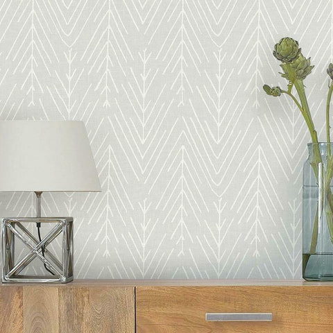 TWIG HYGGE HERRINGBONE PEEL & STICK WALLPAPER