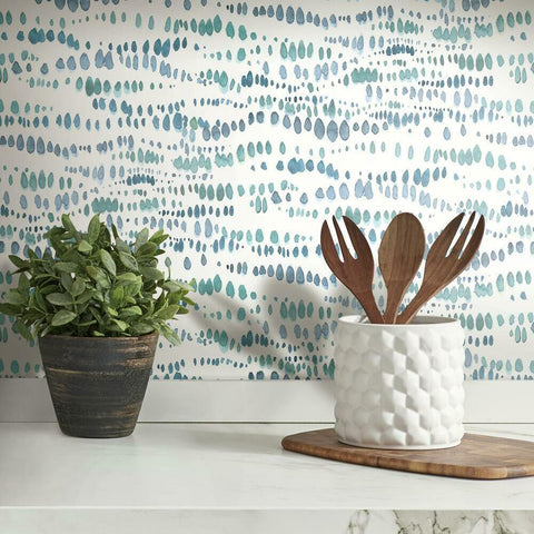 DOTTED LINE PEEL & STICK WALLPAPER