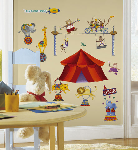 Big Top Circus Peel & Stick Wall Decals image